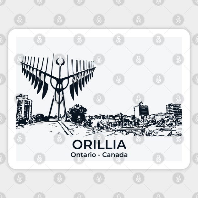 Orillia - Ontario Magnet by Lakeric